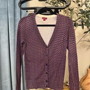 Merona Women's Cardigan in Purple and Orange